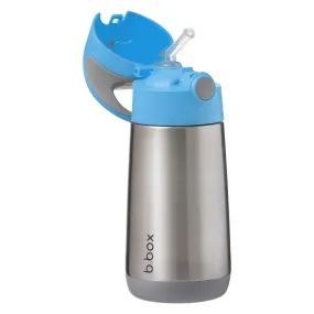350ml insulated drink bottle - blue slate