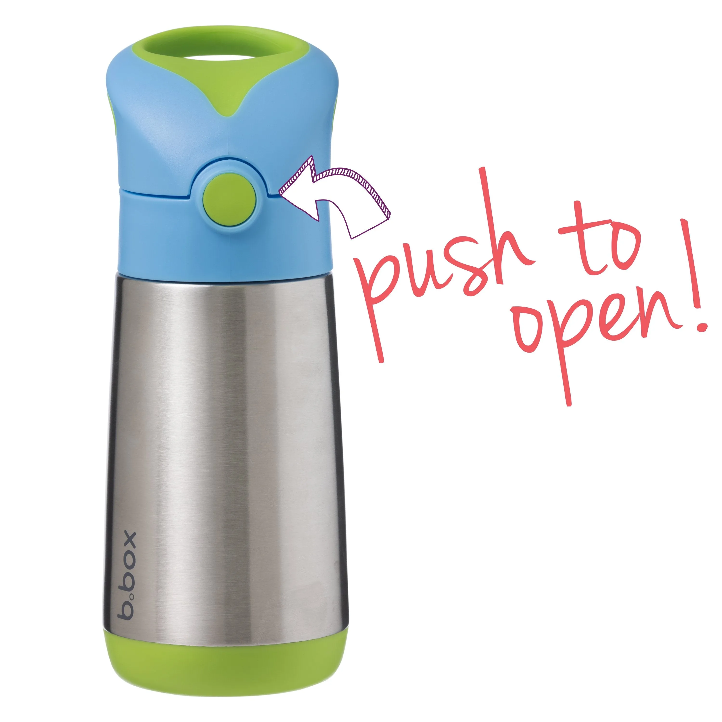 350ml insulated drink bottle - ocean breeze