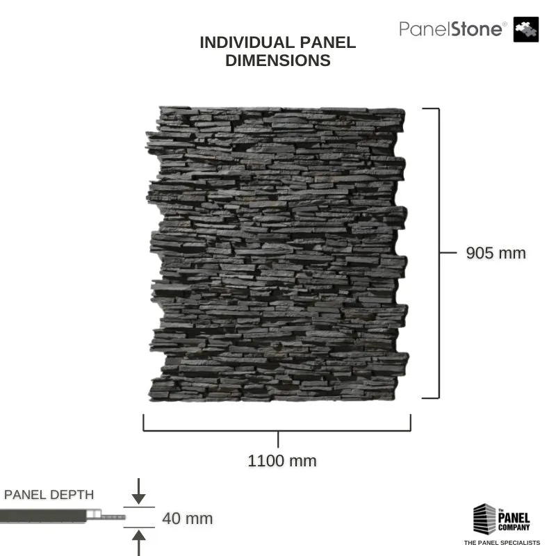 Alpes Slate Grey Panel Stone