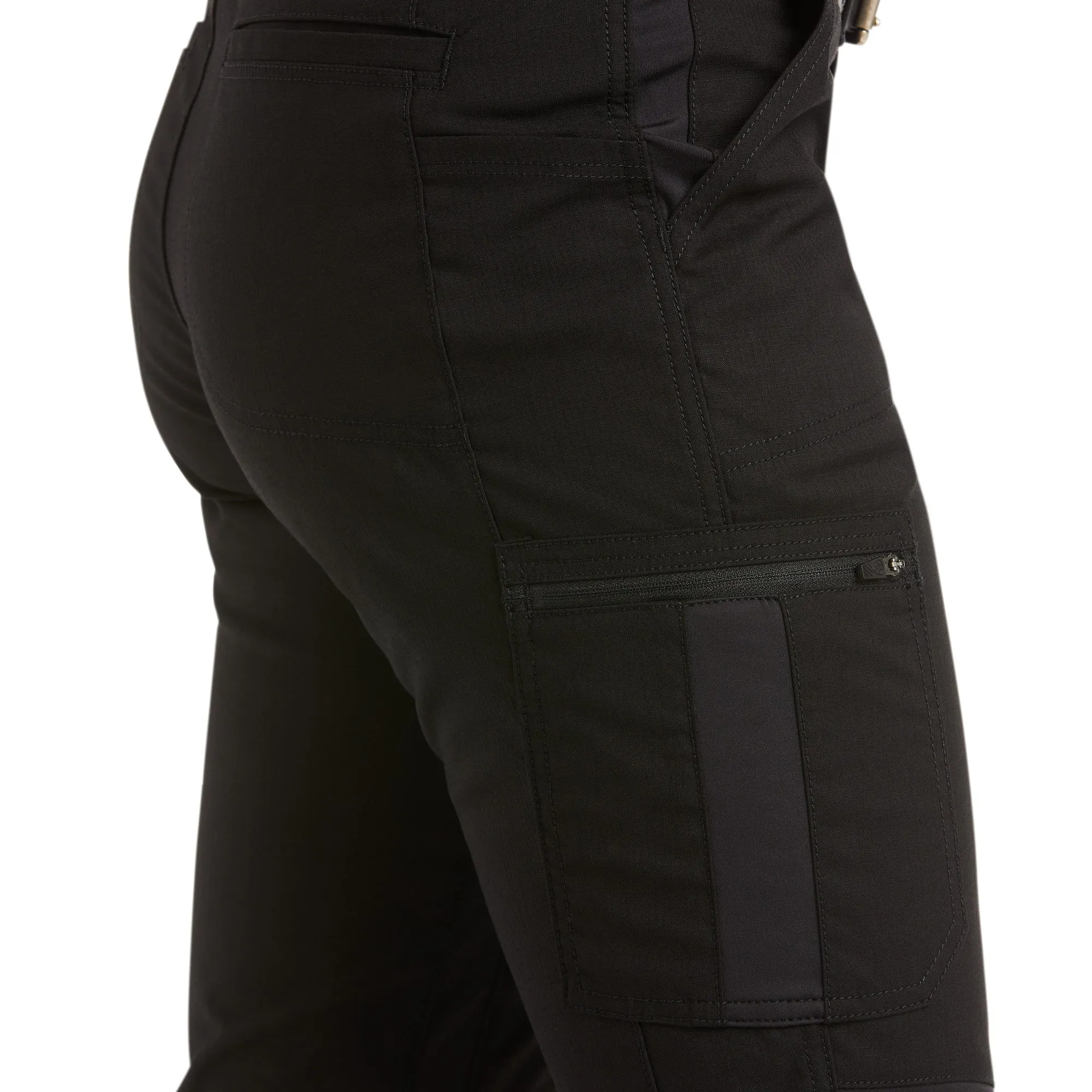 Ariat Ladies Rebar Durastretch™ Ripstop Black Cargo Pants 10036688