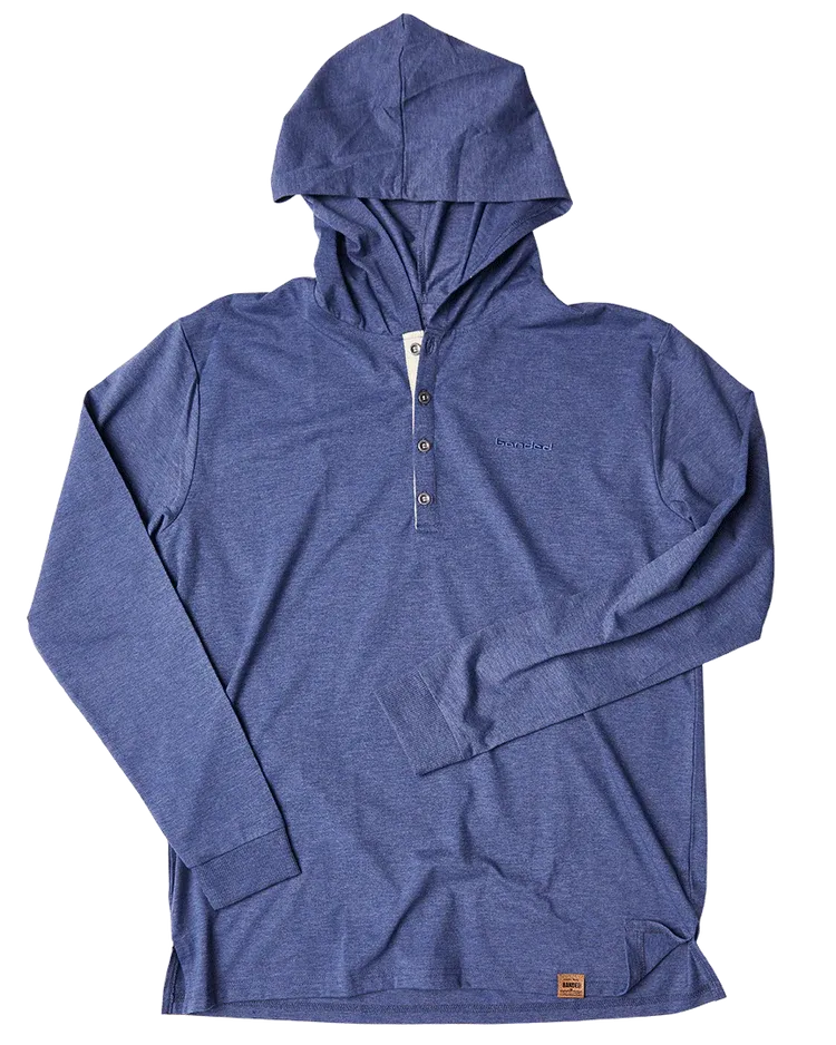 Banded Five Oaks Hooded Henley