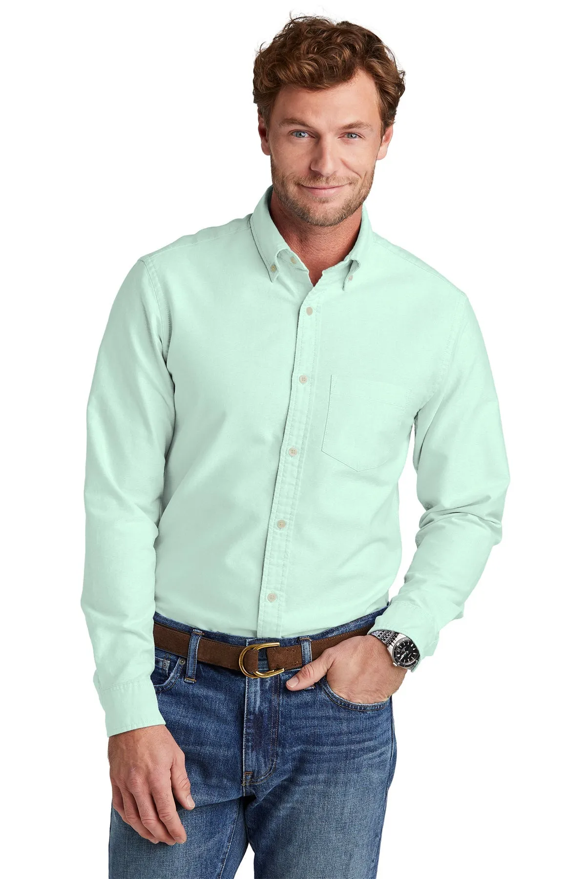 Brooks Brothers Casual Oxford Cloth Shirt, Soft Mint