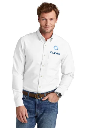 Brooks Brothers Casual Oxford Shirt, White [CLEAR]