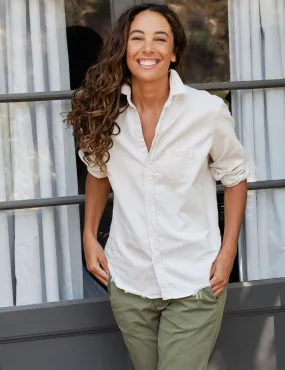 Frank & Eileen Relaxed Eileen  Button-Up Shirt in Vintage White