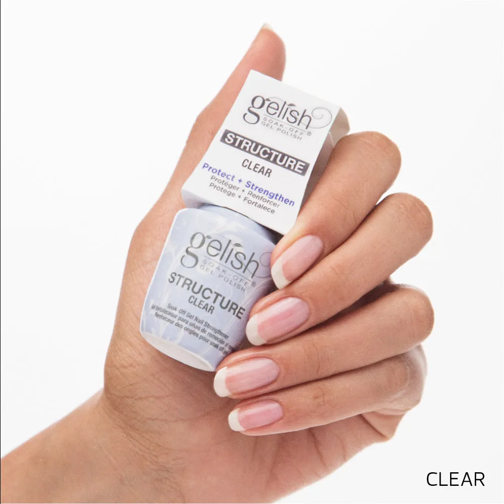 Gelish Structure Soak-Off Nail Strengthener, Clear, 0.5 fl oz