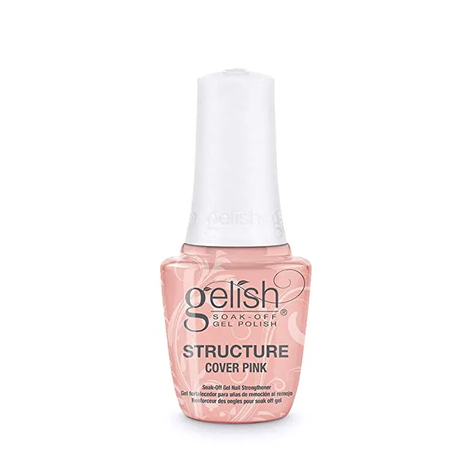 Gelish Structure Soak-Off Nail Strengthener, Cover Pink, 0.5 fl oz