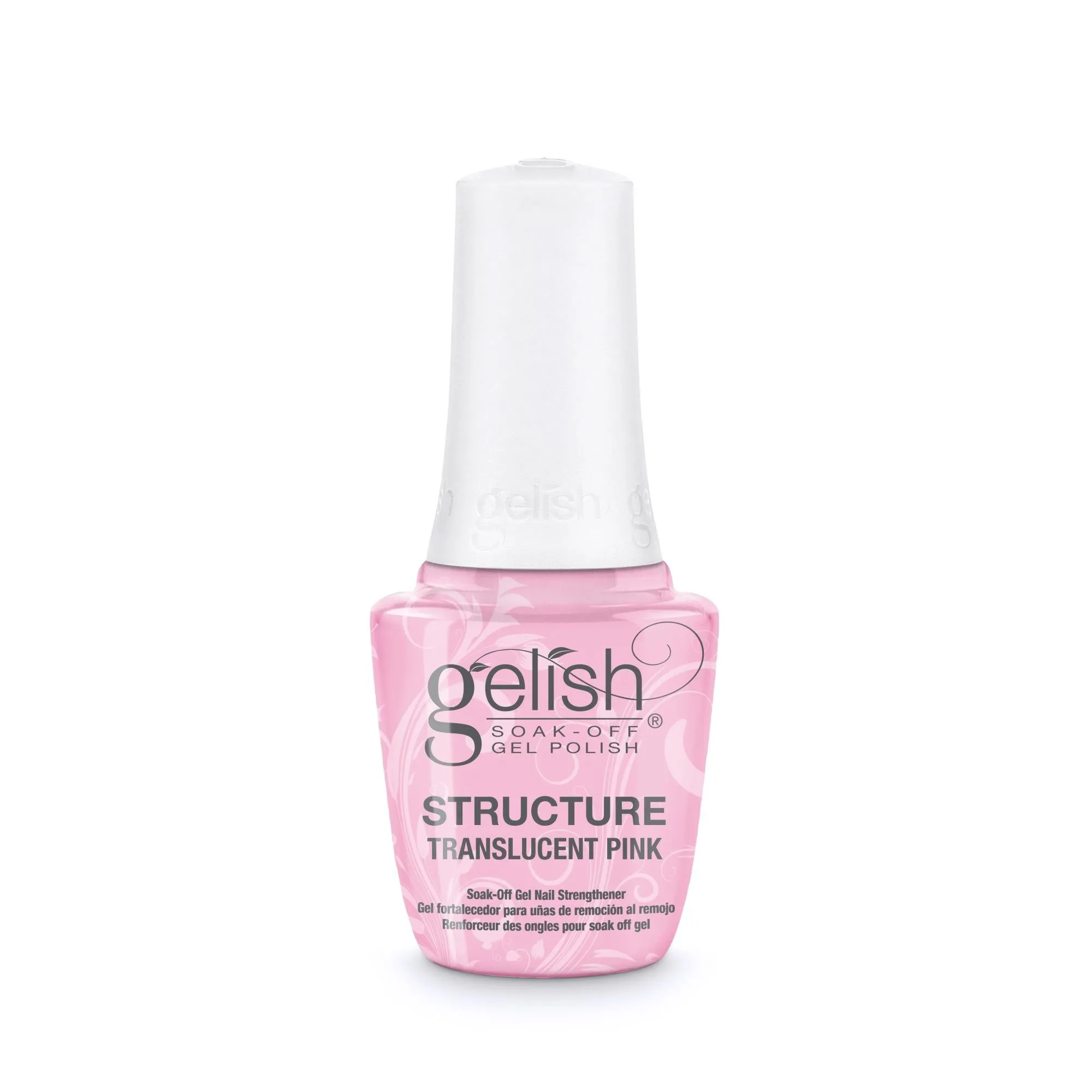 Gelish Structure Soak-Off Nail Strengthener, Translucent Pink,  0.5 fl oz