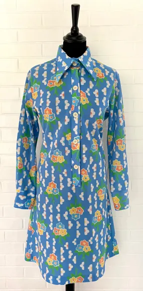Late 60s/ Early 70s Beeline Flowered Dress