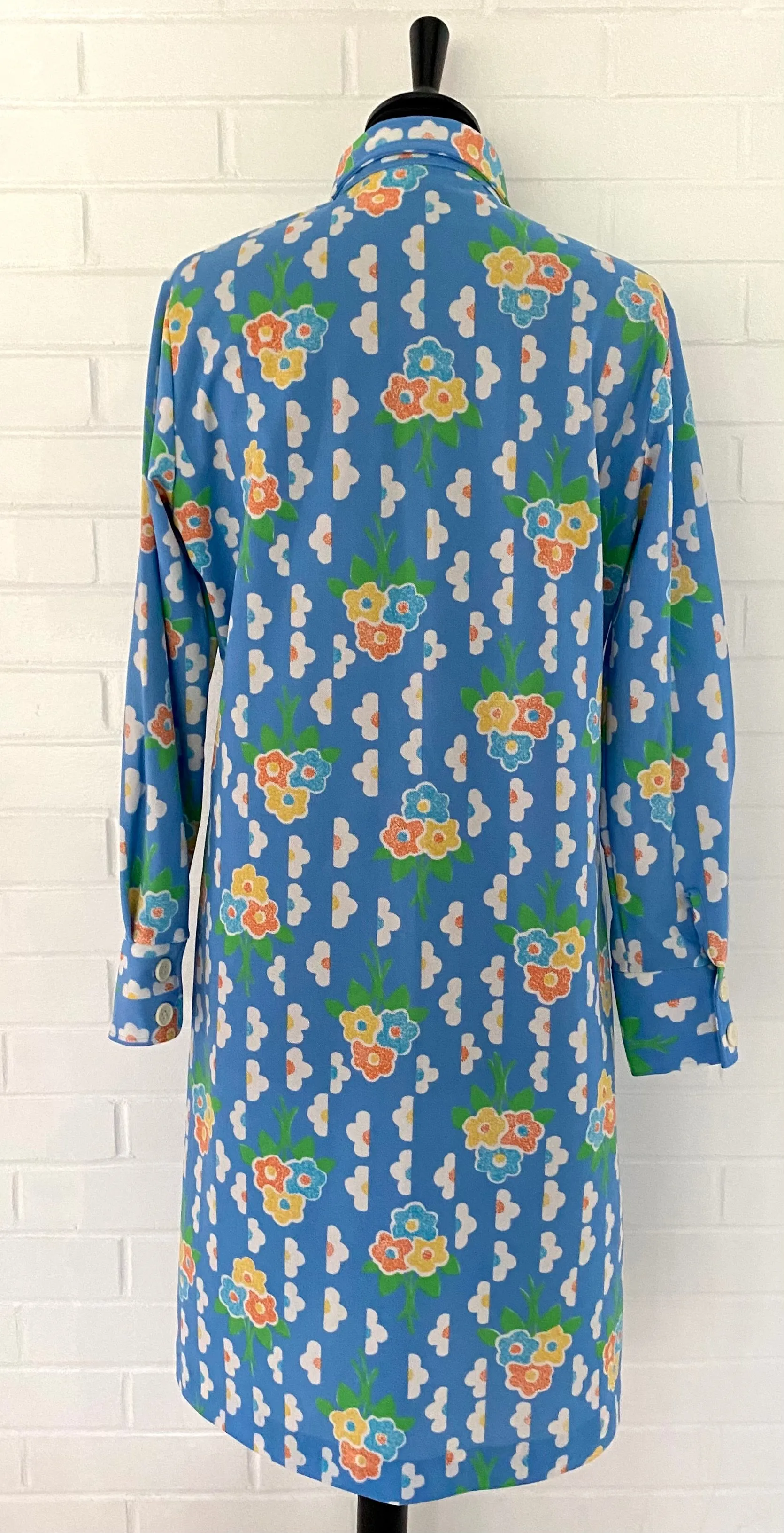 Late 60s/ Early 70s Beeline Flowered Dress
