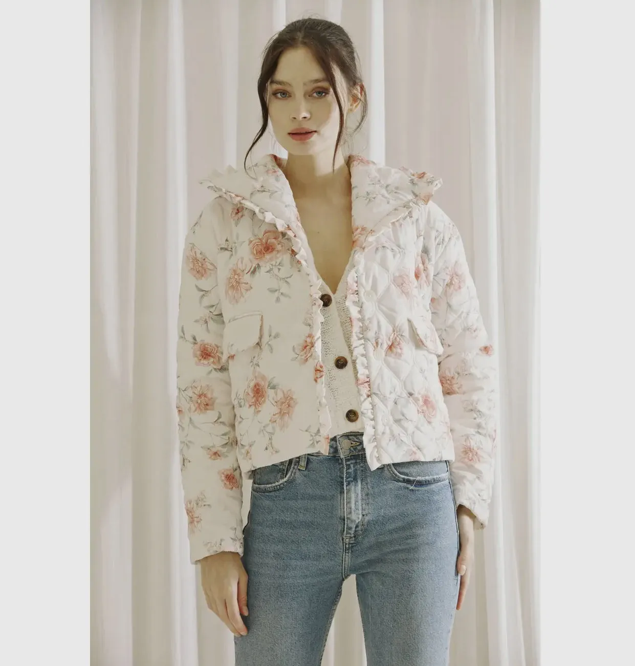 Ms. Rose Quilted Puffer