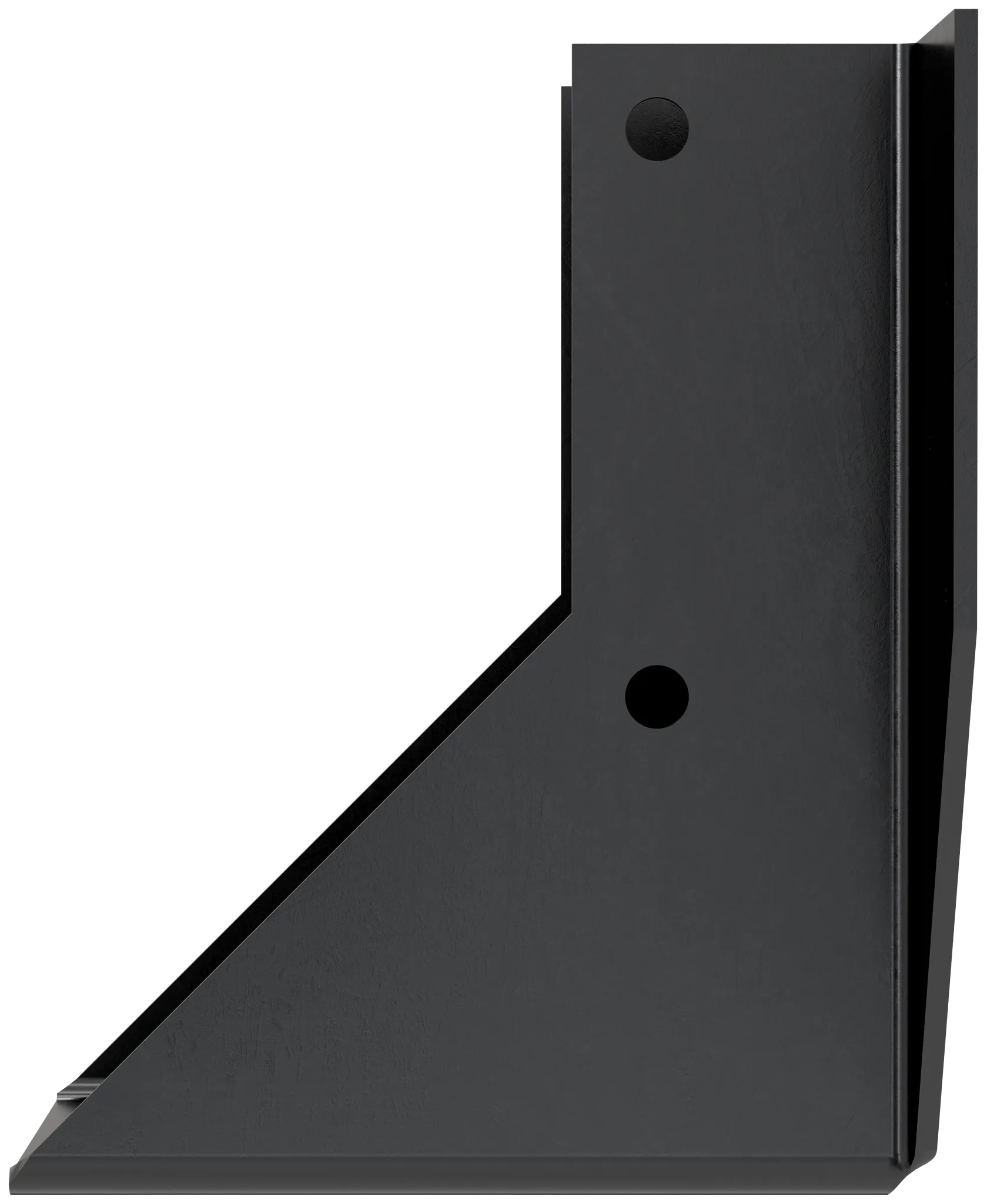 Simpson OHU46-SDS3 OHU Black Powder-Coated Ornamental Joist Hanger for 4x6 with Strong-Drive SDS Screws