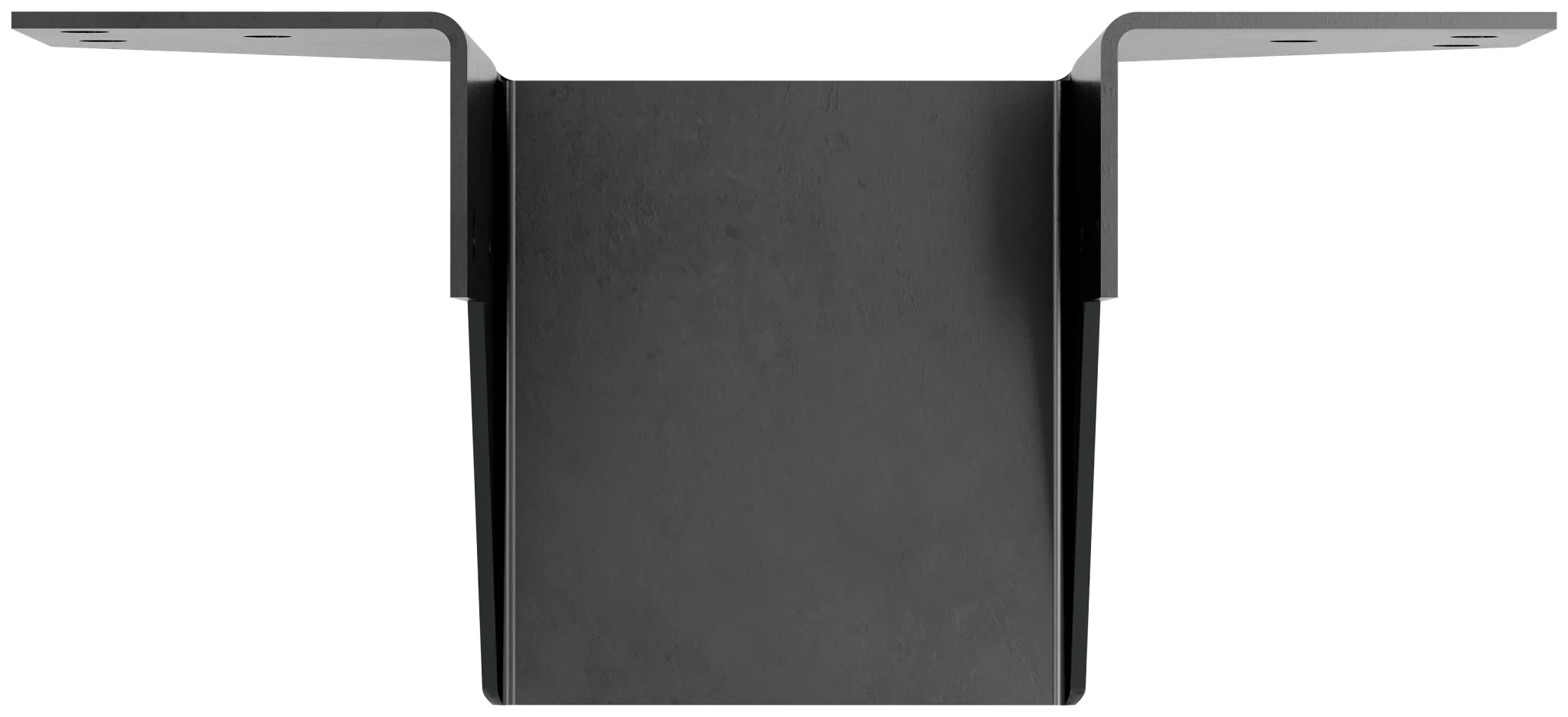 Simpson OHU46-SDS3 OHU Black Powder-Coated Ornamental Joist Hanger for 4x6 with Strong-Drive SDS Screws