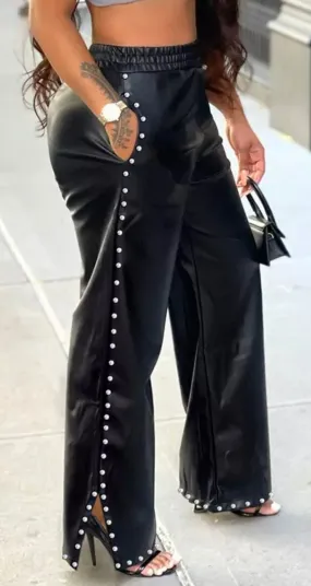 STUDDED-PANTS