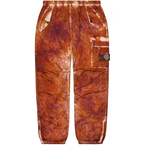 Supreme x Stone Island Painted Camo Nylon Cargo Pants Coral (Size L)