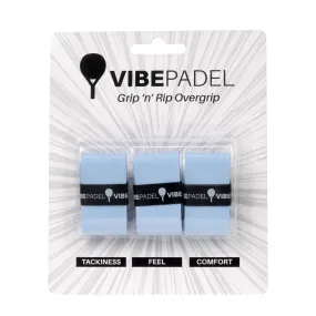 Vibe Padel Overgrip - 3 Pack - Sky Blue